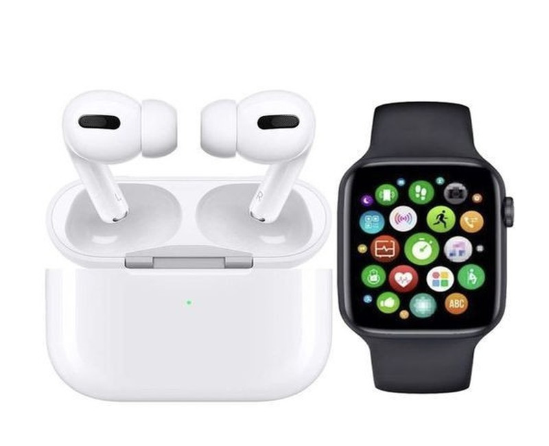 Pack Of Multifunctional Smartwatch And Bluetooth Headphones-White