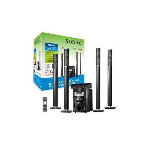 Sonac 5.1 Channel Multimedia Subwoofer Speaker System - Black