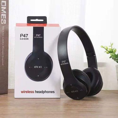 Phone P47 Wireless Bluetooth Headphone - Black