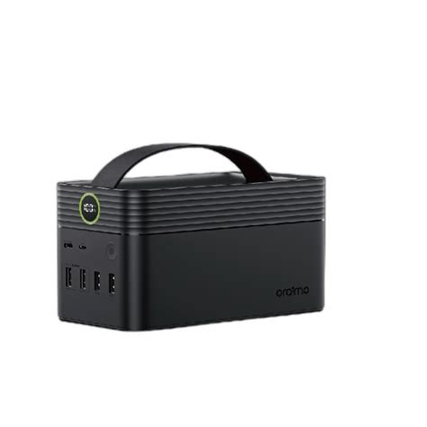 Oraimo 5 Output Heavy Duty PowerBox 60000mAh 22.5W Power Bank Black