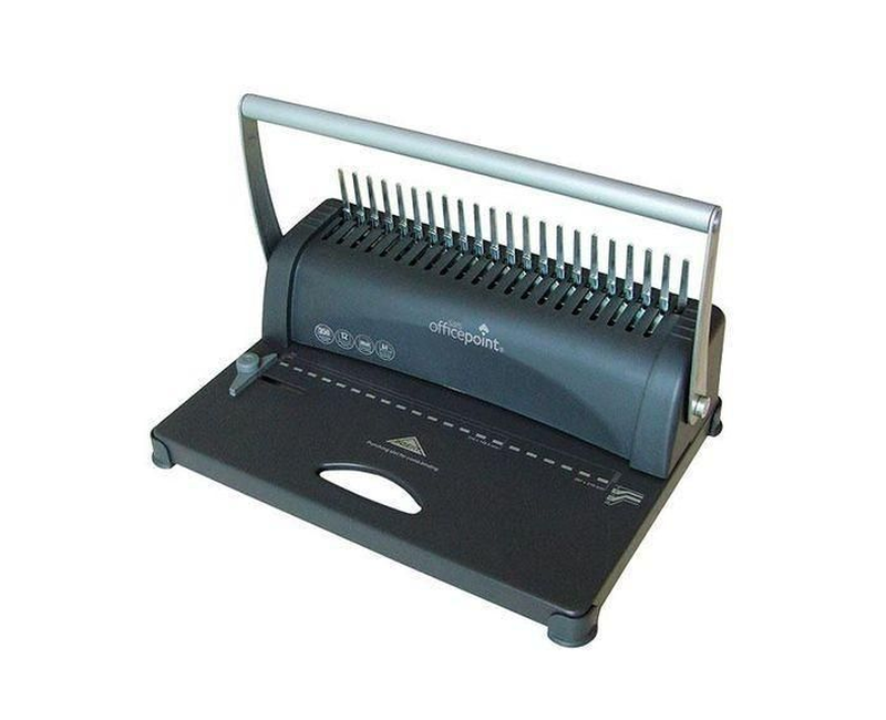 Point Comb Spiral Binder / Binding Machine - Black