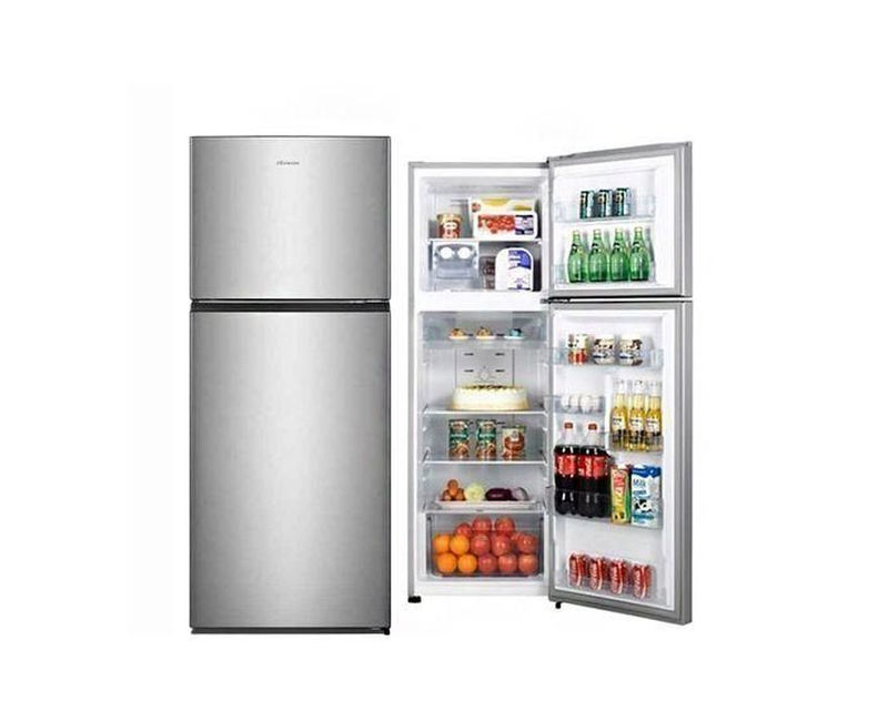 Hisense RD-16DR Double Door 160L / 160 Liters Refrigerator - Silver
