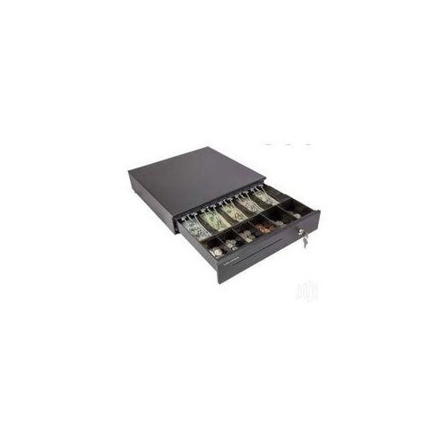 Money Box Supermarket Cash Register Cash Box Drawer Type Cash Box Cash Box Storing Money/ Auto Cash Drawer- Black.