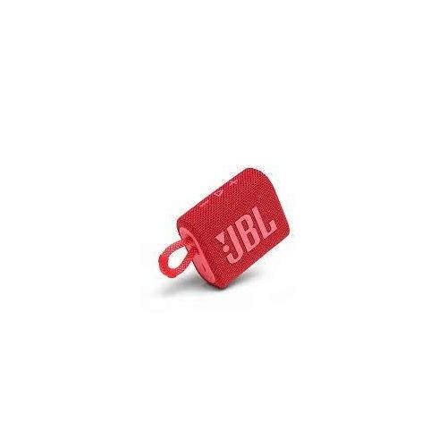 Jbl Go 3 Portable Speaker With Bluetooth, Built-in Battery, Waterproof Dustproof Feature - red
