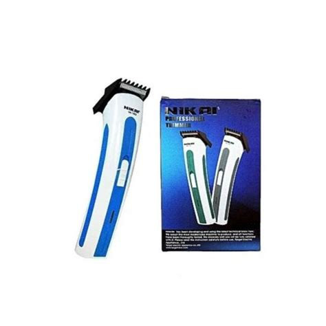 Nikai Rechargeable Hair Trimmer - White Color Of The Strip Varies