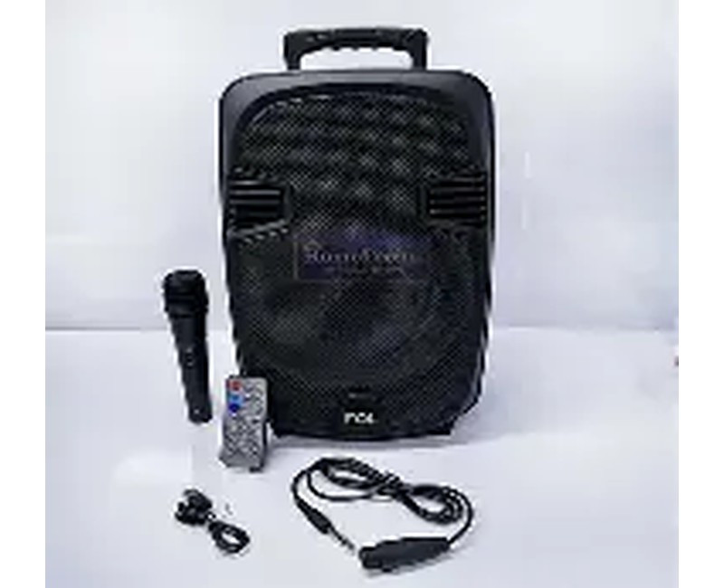 Sayonapps Waterproof Wireless Subwoofer With Microphone With Deep Bass And Very Very Clear Sound Party Speaker-Black