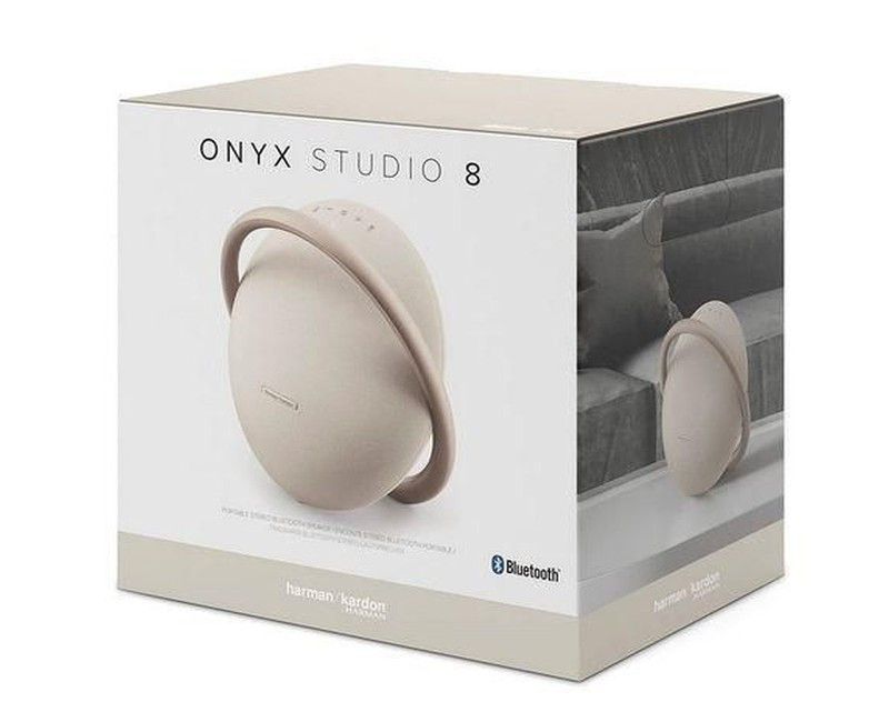 Harmon Kardon Onyx Studio 8 Portable Bluetooth Speaker - grey