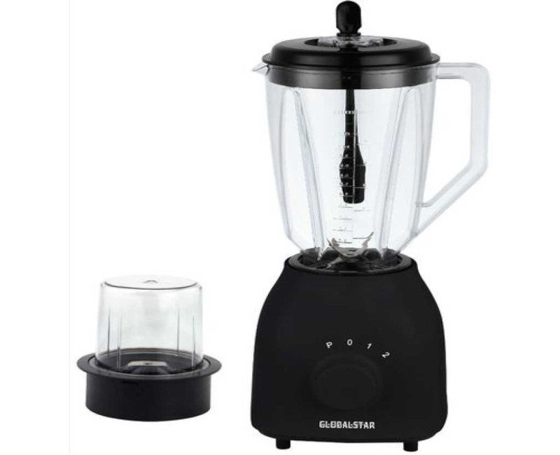 Global Star 2 in 1 Juice Blender-1.5Litres - Black