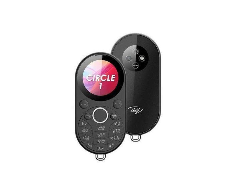 Itel Circle 1 - 1.32" 32MB RAM 32MB ROM 0.03MP 500mAh - Black