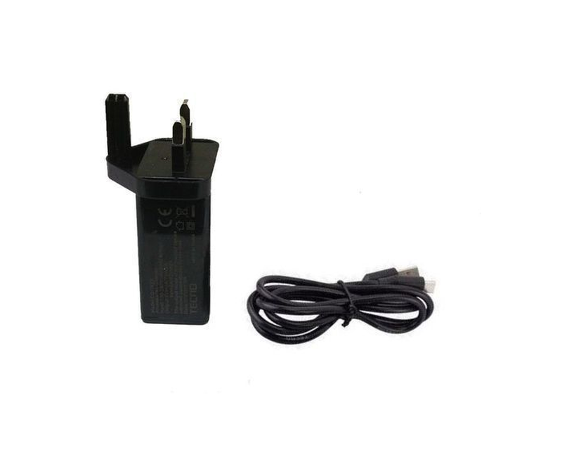 Tecno Faster Charger + USB Cable - Black