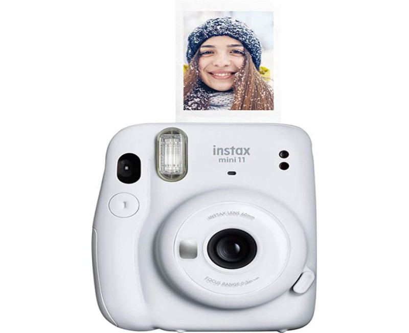 Fujifilm Instax Mini 11 Instant Camera 60mm Lens - Ice White