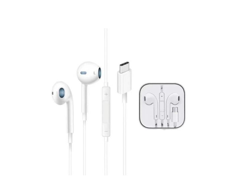 Iphone Wired Earphones With USB Type-C Earphones For Iphone 15 Series And Other Type-C Phones
