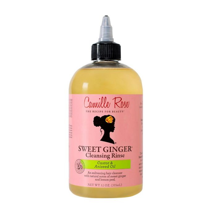 Camille Rose Sweet Ginger Rinse, Hair and Scalp Cleanser with Ginger Root and Aniseed Oil, to Clarify and Moisturize, for all Hair Types, 12 oz /2pack