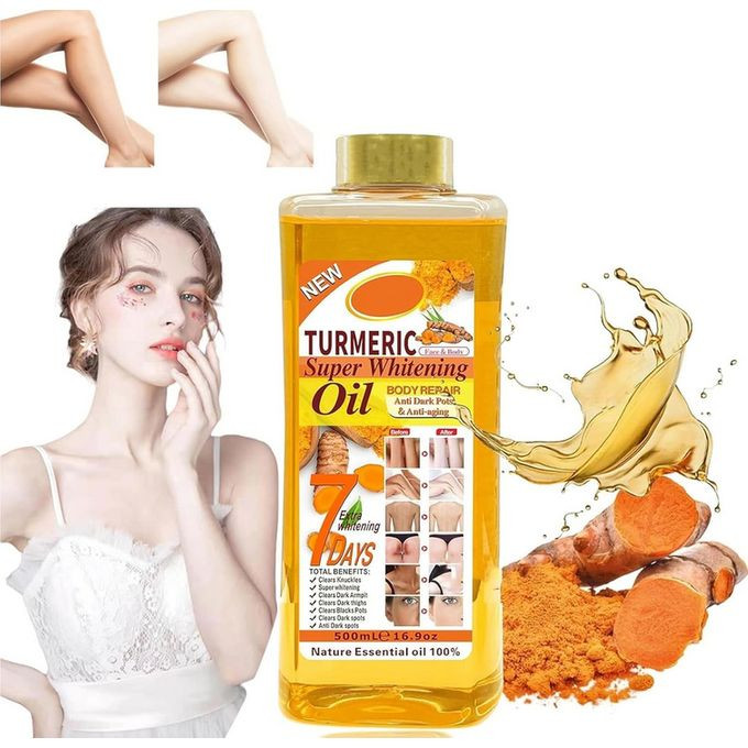 Veetgold Body Oil Vitamin C 7days,Turmeric Body Oil, Moisturizer Nourishing Skin, Body Wash For Moisturizer & Correct Uneven Skin Tone /1000ml
