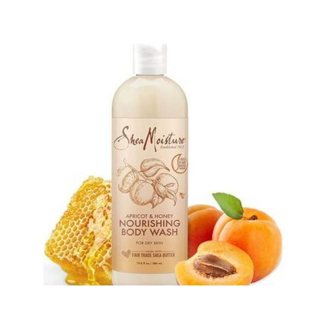 Shea Moisture Body Wash For Dry Skin Nourishing Apricot Honey, Made With Shea Butter 19.8 oz