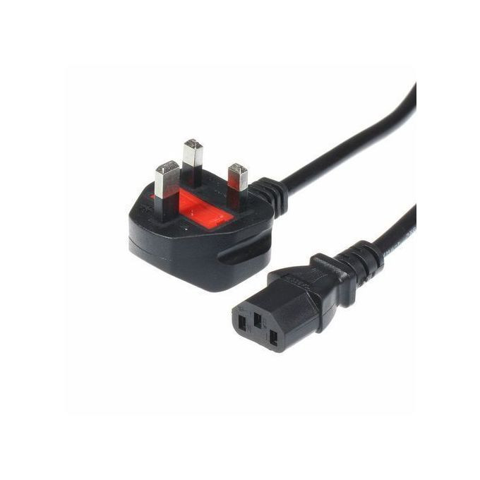 Voice 3 Pin AC Laptop/Pc Desktop Power Adapter Cable - Black