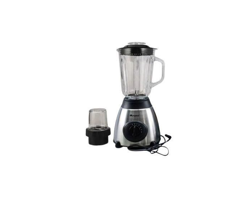 Sonifer 1.5L Stainless Steel Glass Jar Fruit Blender -Silver