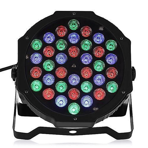 RGB LED Stage Light Par 54 Light Laser Projector Party DJ Light - Black