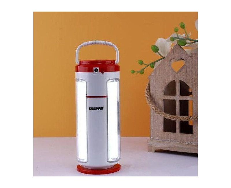 Geepas Rechargeable LED Lantern 10W - 54 Super Bright LEDs, 7 Hours Working Ideal for Camping Hiking & Emergency Use Dimmer function-Multi