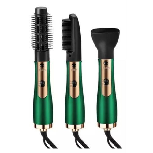 3 In 1 Electric Hair Dryer With Curling Comb - Multicolor