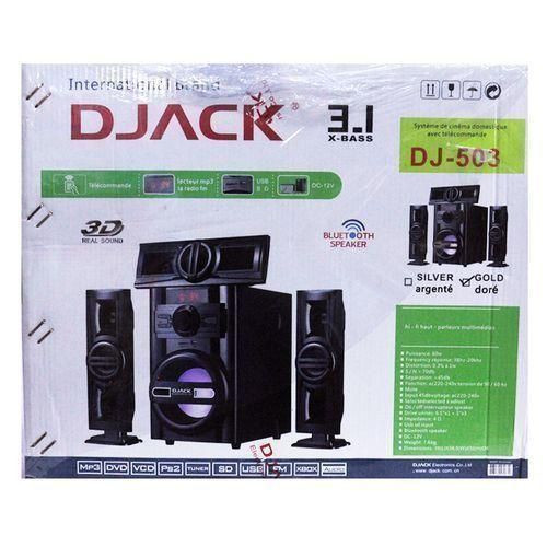 Djack Woofer Hifi Home Theater with Bluetooth And FM Radio - Black