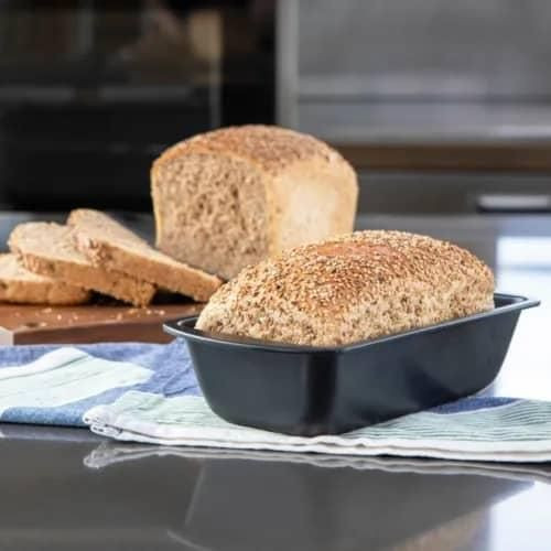 Non-Stick Rectangular shape baking pan Baking Bread Pan Carbon Steel Loaf Tin - Black