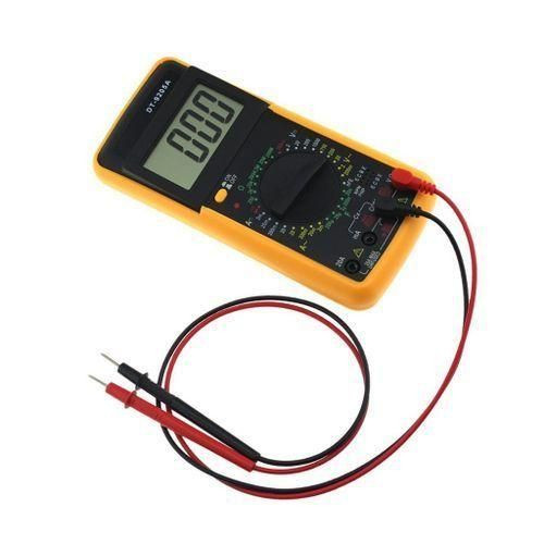 DT9205A Digital Multimeter Capacitance Multi Meter - Yellow,Black.