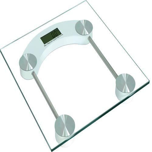 Personal Scale Personal Digital Electronic Glass Bathroom Weighing Scale - Clear