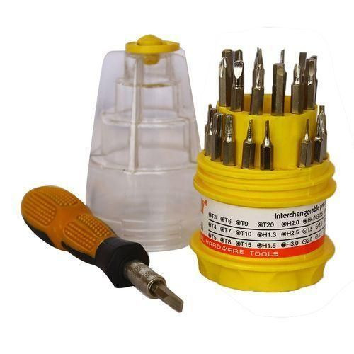 Screw Driver Home Tool - Silver,Yellow