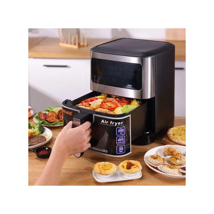SILVER CREST 10L Digital Airfryer 2200W ,Color-BLACK