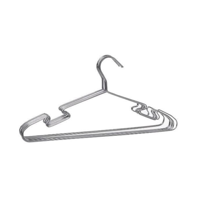 10pc Pack Of Steel Hangers