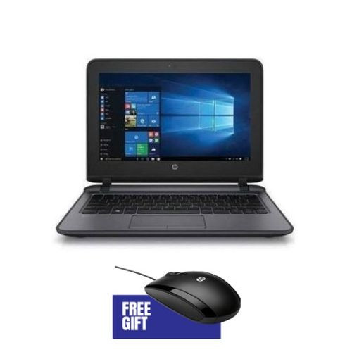 RENEWED Refurbished Hp Probook 11 G2, 6th Gen Core I3 , 8gb Ram 500GB HDD With Free Mouse - Black\/Grey