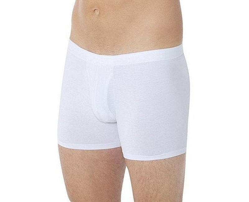 New Virgin 3 Pack of Men Cotton Boxers - White