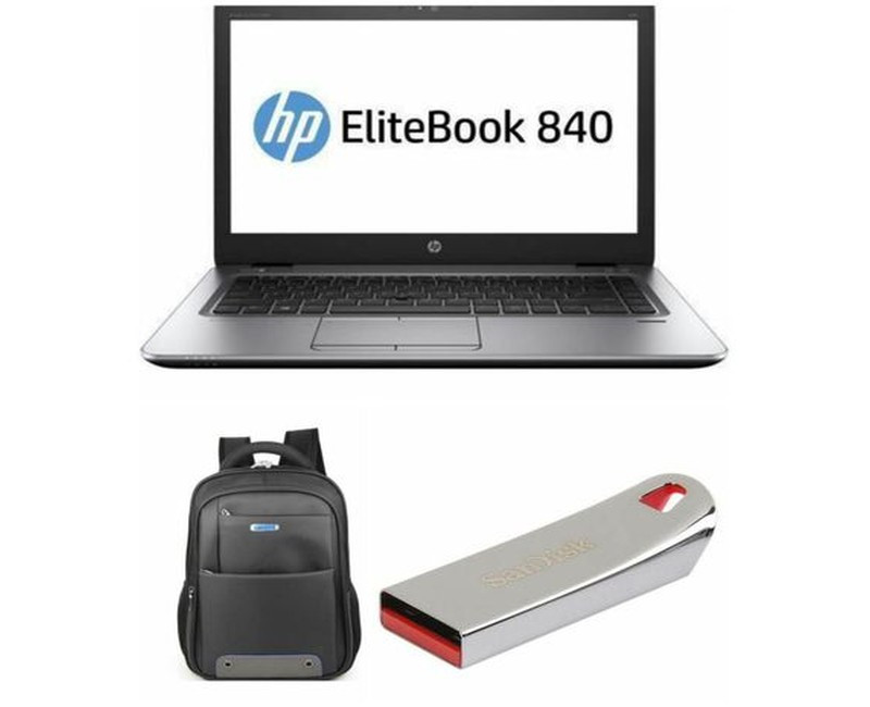 RENEWED Refurbished Elitebook 840 G2 8GB RAM and 500GB HARD DISK With Free Bag & 32GB Flash Drive