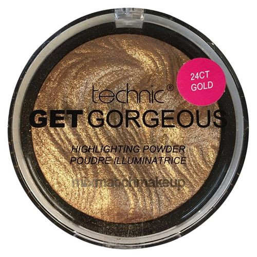 Technic Get Gorgeous 24 Ct Gold Highlighting Powder, 6g