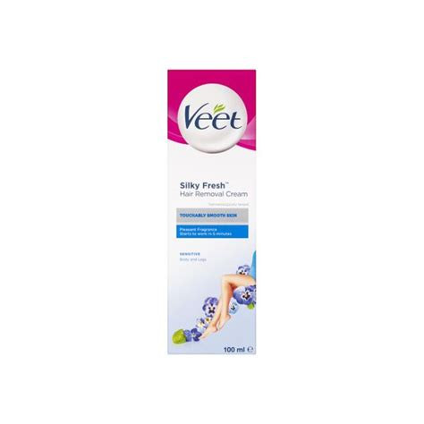 Veet Silk & Fresh Hair Removal Cream, Sensitive Skin - 100g