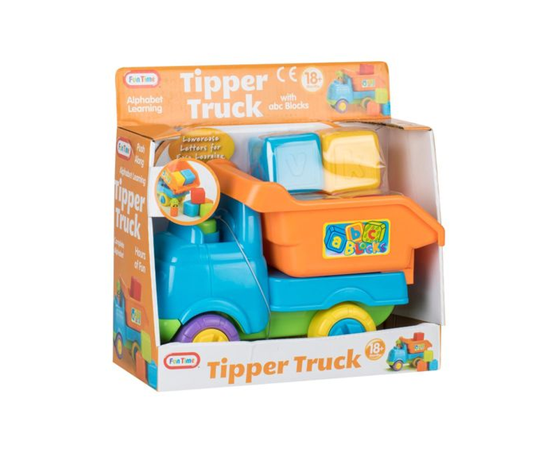 Fun Time Tipper Truck With Bricks, Multi-Colour(Big Size)