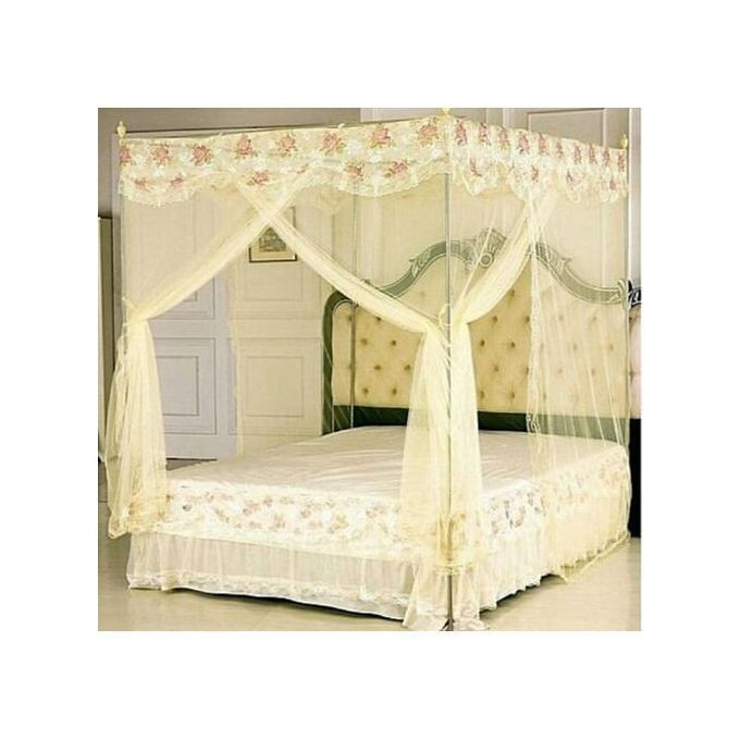 4*6 Mosquito Stand Net Colour-Cream