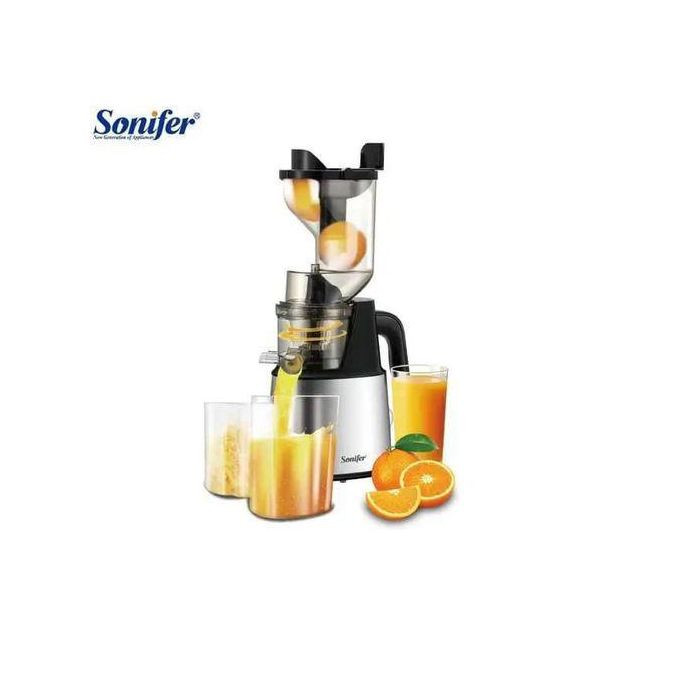 Sonifer Electric Vegetable Citrus Machine Slow Juicer Extractor Big Mouth Fruit and Vegetable Electric Slag Juice Separation Slow Juicer- Multicolor