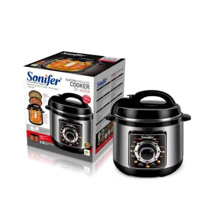 Sonifer 8.0L Electric Pressure Cooker SF 4013 -Color Black