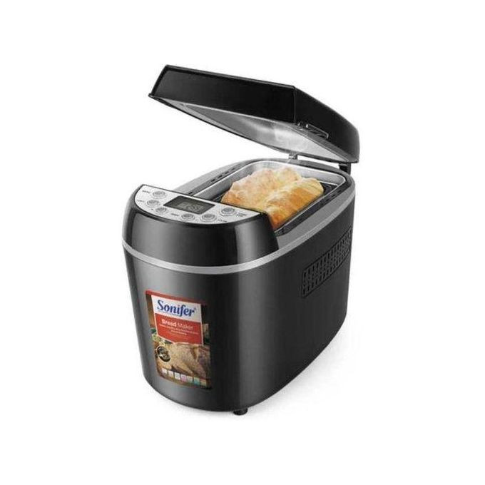 Sonifer Automatic Electric Programmable Digital Bread Maker Machine- Black&White