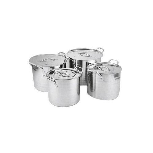 Stockpots, SErving Dishes 4pcs Set - Silver