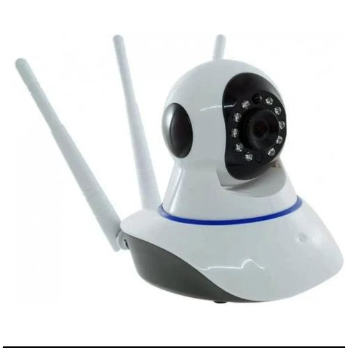 Indoor Camera Wireless WiFi Smart Camera 360 Degree Antenna Network Indoor Home Camera HD Voice - White