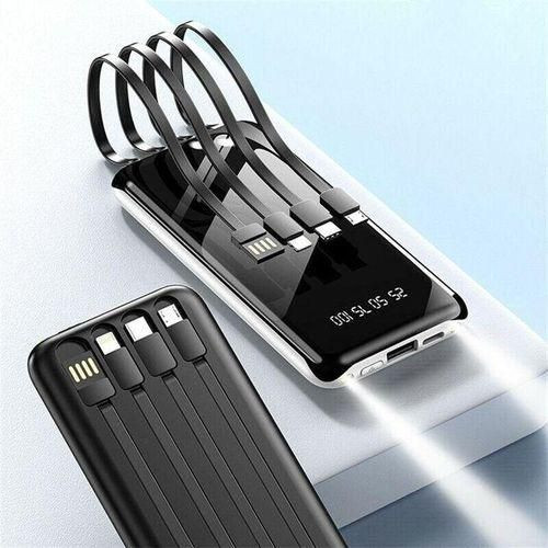 Excellent 30000mAh portable Power Bank - Black/White