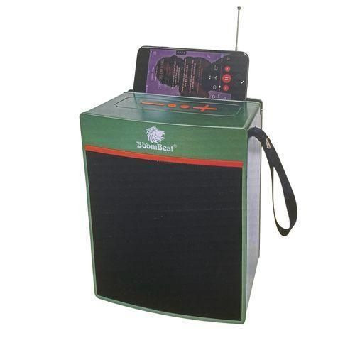 BoomBest Wireless Bluetooth Speaker With FM Radio - Black/Green