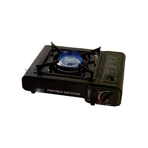 New Portable Single Butane Gas Cooker Stove - Black