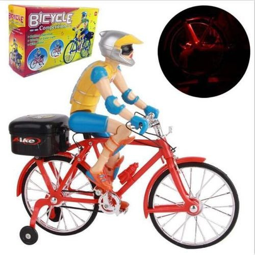 Children's Electric Toy Bicycle Large Music Lighting Simulation Bicycle Toy - Multicolor