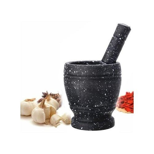 Garlic Grinder With Pestle - Black