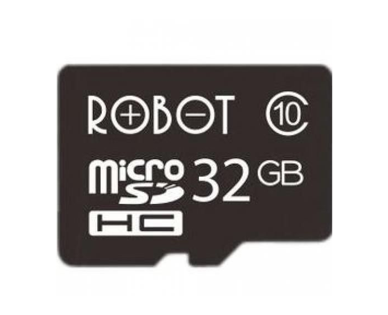 Robot 32GB Memory Card SD Card-Black