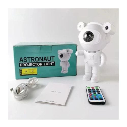 Astronaut Space Projector HD Star Galaxy Night Light, Starry Nebula Ceiling LED Lamp with Timer and Remote, Kids Room Decor Astronaut Galaxy Projector with Remote Control-360° Adjustable